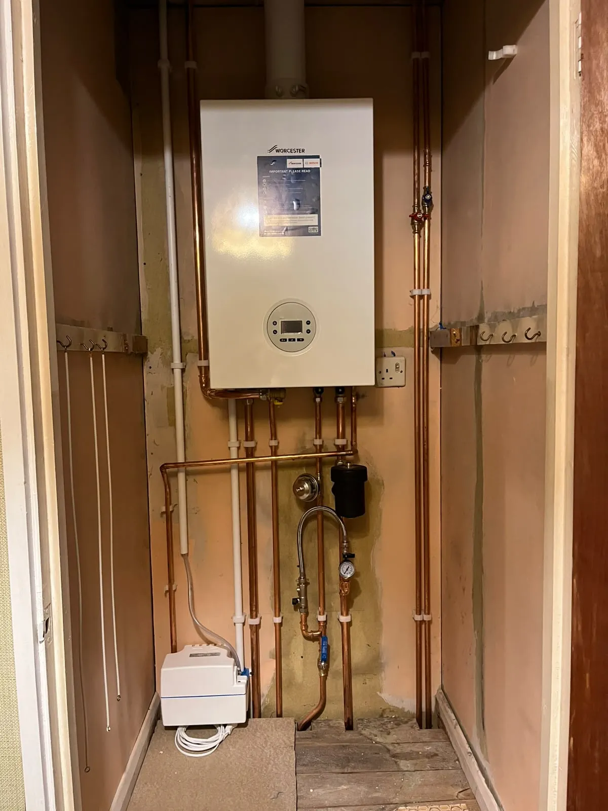 Boiler installation completed by Heat-Plus