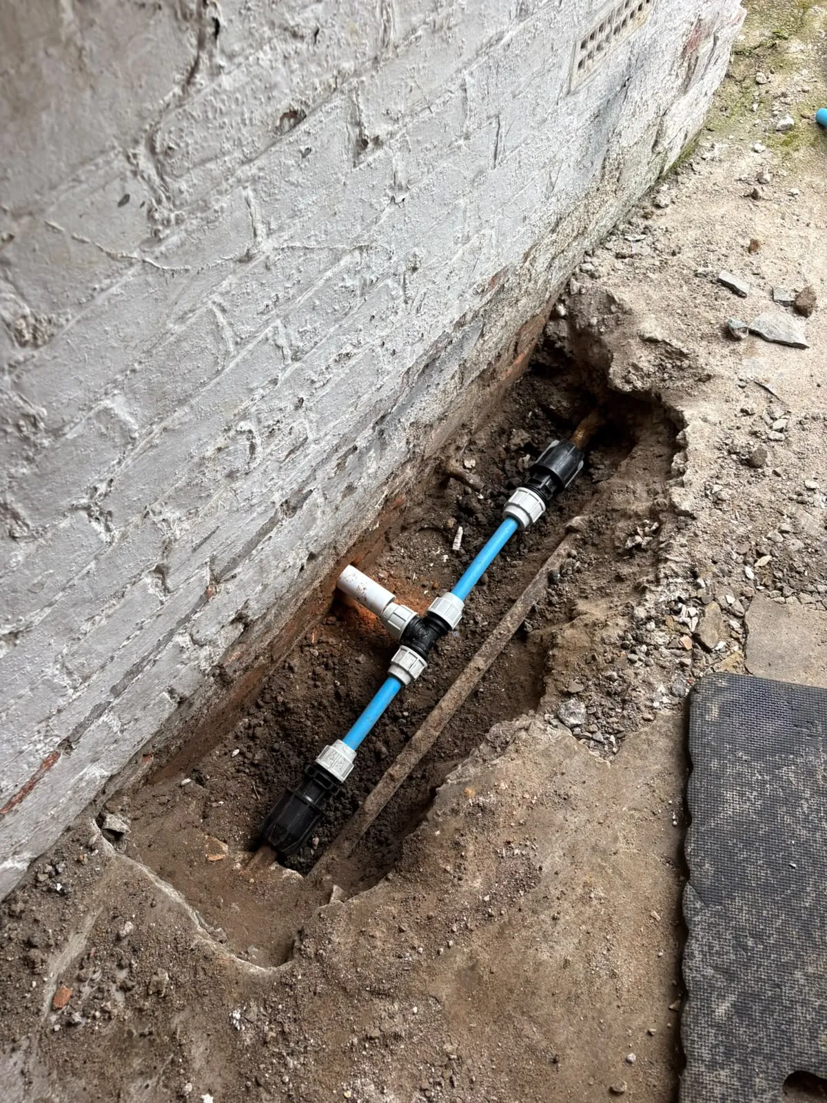 Water mains work